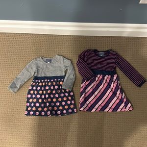 Toobydoo girls long sleeve dresses, 12-18 month